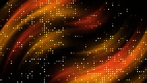 Hi tech black orange background, abstract gradient marble texture, dynamic Video stock 297528735