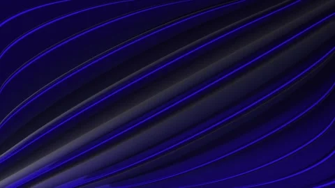 Hi-tech Blue neon diagonal stripes technological background Stock Footage 296616035