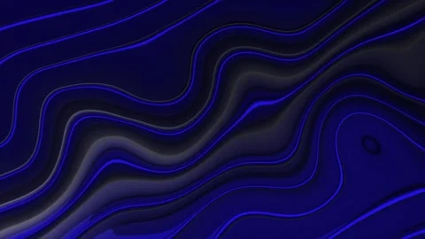 Hi-tech Blue neon diagonal stripes technological abstract pattern background Stock Footage 296616114