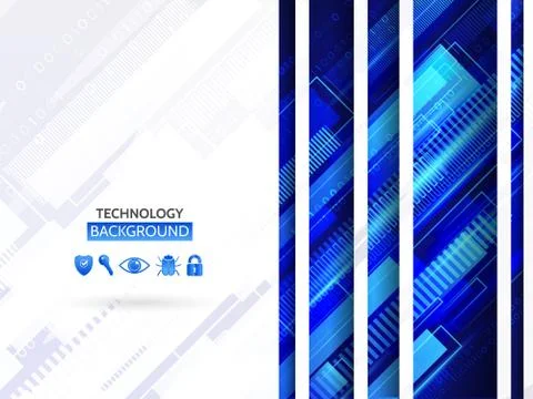 Hi-tech communication concept. Illustrazione stock