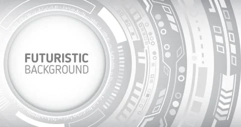 Hi-tech computer digital technology concept. Abstract technology communicatio Illustrazione stock