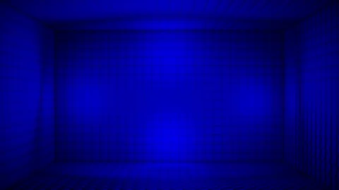 Hi-tech cubes room stage background blue Stock-Footage 201736594