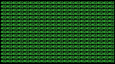 Hi-tech cyber binary code. Futuristic digital coding background. Stock Footage 298928873