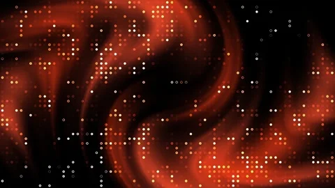 Hi tech dark orange background, curve shape wavy pattern, abstract gradient Stock Footage 297528753