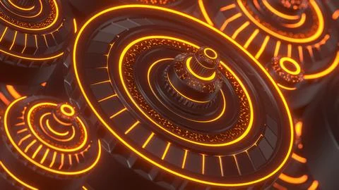 Hi-tech digital concept.abstract technology background. Stockfoto's