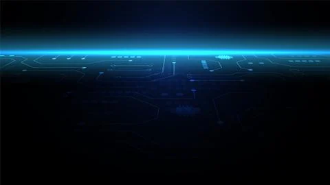 Hi-tech digital data connection system Stock Illustration