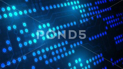 Hi-tech digital data connection system 스톡 일러스트