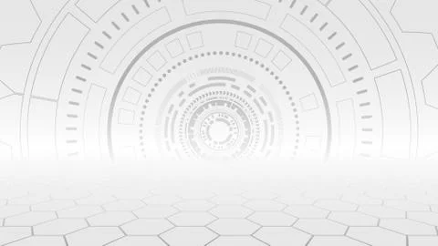 Hi-tech digital data connection system Stock Illustration