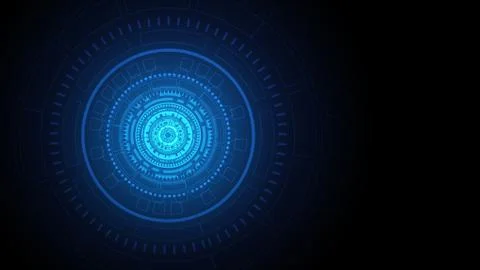 Hi-tech digital data connection system Stock Illustration