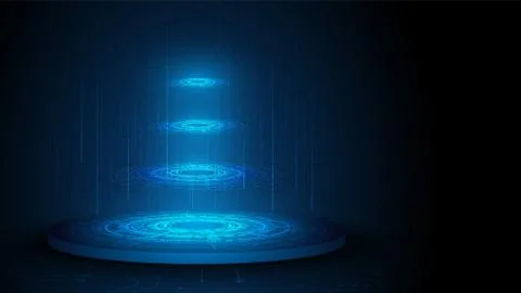 Hi-tech digital data connection system Stock Illustration