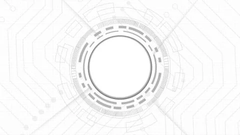 Hi-tech digital data connection system Stock Illustration