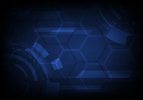 Hi-tech digital data connection system Stock Illustration