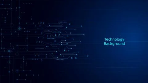 Hi-tech digital data connection system Stock Illustration
