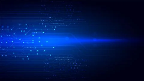 Hi-tech digital data connection system Stock Illustration