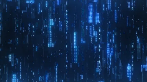Hi-Tech Digital Pixels Abstract Background Camera Dolly Movement Stock-Footage 106227462