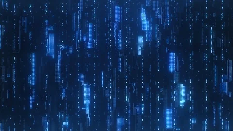 Hi-Tech Digital Pixels Abstract Background Camera Pedestal Movement Stock-Footage 106227671