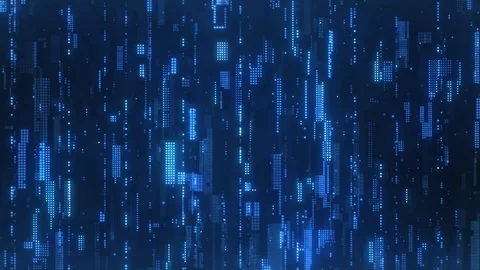 Hi-Tech Digital Pixels Abstract Background Camera Truck Movement Vídeo Stock 106228001