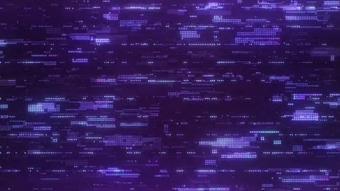 Hi-Tech Digital Pixels Abstract Background Camera Pedestal Movement Vídeo Stock 106264818