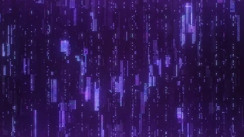 Hi-Tech Digital Pixels Abstract Background Camera Pedestal Movement Stock-Footage 106265182