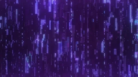 Hi-Tech Digital Pixels Abstract Background Camera Truck Movement Stock-Footage 106265375