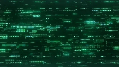 Hi-Tech Digital Pixels Abstract Background Camera Truck Movement Stock-Footage 106265625