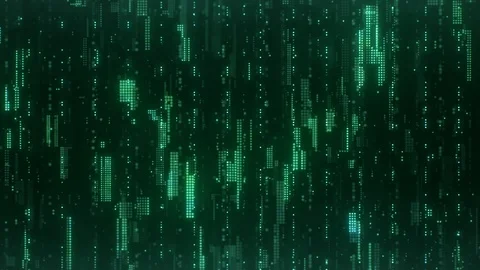 Hi-Tech Digital Pixels Abstract Background Camera Pedestal Movement Vídeo Stock 106265698