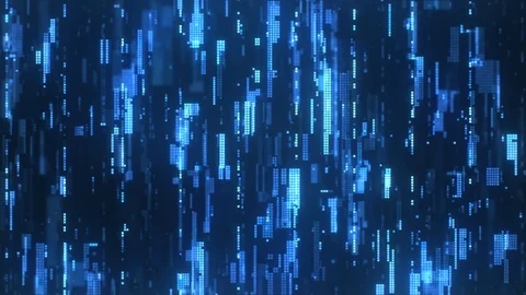 Hi-Tech Digital Pixels Abstract Background Camera Static Stock-Footage 106383885