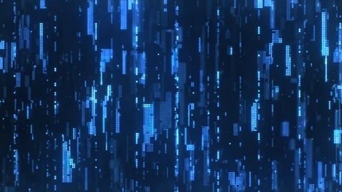 Hi-Tech Digital Pixels Abstract Background Camera Truck Movement Vídeo Stock 106384055