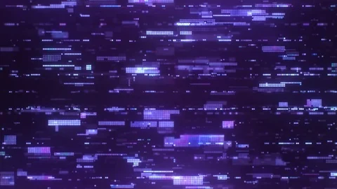 Hi-Tech Digital Pixels Abstract Background Camera Dolly Movement Stock-Footage 106385456