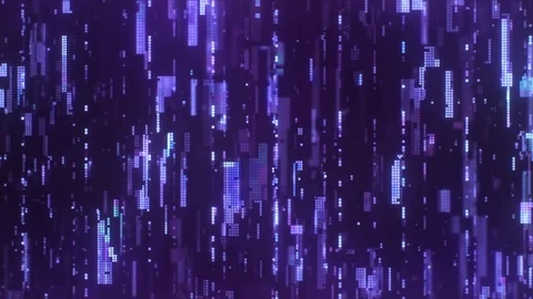 Hi-Tech Digital Pixels Abstract Background Camera Truck Movement Vídeo Stock 106386625