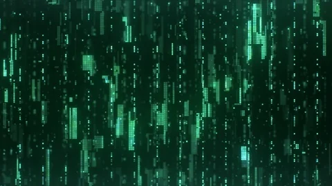 Hi-Tech Digital Pixels Abstract Background Camera Pedestal Movement Stock-Footage 106391363