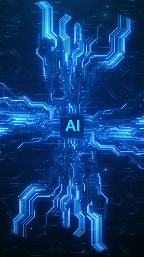 Hi-tech digital Quantum Data Flow, Tech Background. Future technology futuristic Stock Footage 312588784