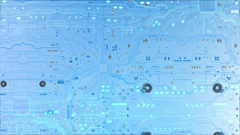 Hi-tech digital Quantum Data Flow, Tech Background. Future technology futuristic Stock Footage 341908249