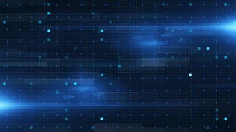 Hi-tech digital technology concept Futuristic abstract Cyberspace background  Stock Illustration