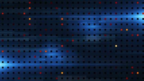 Hi-tech digital technology concept Futuristic abstract Cyberspace background  Illustrazione stock