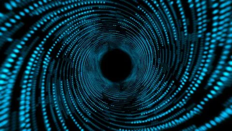 Hi-tech digital technology concept Futuristic abstract Cyberspace background  Stock-Illustration