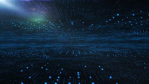 Hi-tech digital technology concept Futuristic abstract Cyberspace background  스톡 일러스트
