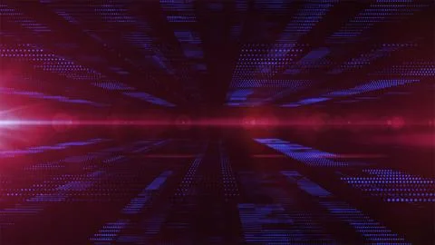 Hi-tech digital technology concept Futuristic abstract Cyberspace background  Stock Illustration