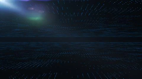 Hi-tech digital technology concept Futuristic abstract Cyberspace background  Stock Illustration