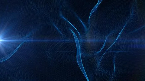 Hi-tech digital technology concept Futuristic abstract Cyberspace background Stock Illustration