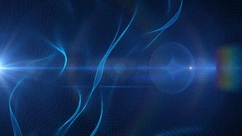 Hi-tech digital technology concept Futuristic abstract Cyberspace background Stock Illustration