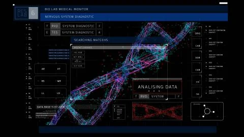 Hi tech Display Stock Illustration