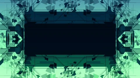 Hi-tech elements loop Stock Footage 343954