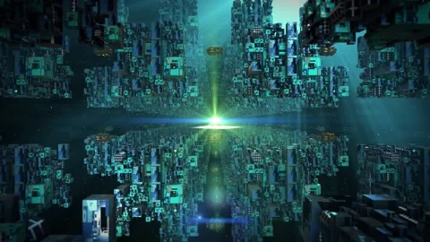 Hi Tech Futuristic Stock Footage 141174650