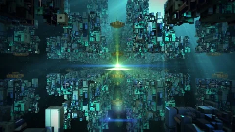 Hi Tech Futuristic Stock Footage 141254261