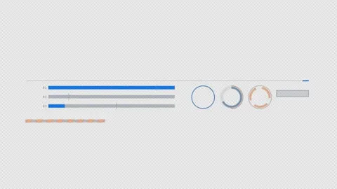Hi-tech Futuristic technology interface datum HUD Hologram elements with al.. Stock Footage 247910723