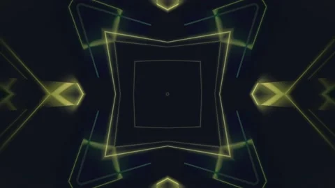 Hi-Tech Geometric Kaleida Video stock 149786940