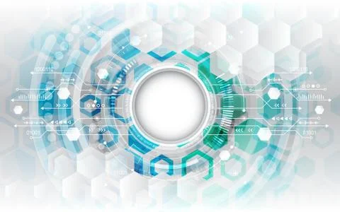 Hi-tech global communication. Stock Illustration