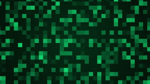 Hi Tech Green Digital Pattern Video Animated Background Stock Footage 348192136