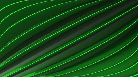 Hi-tech Green neon diagonal stripes technological background Video stock 296616066
